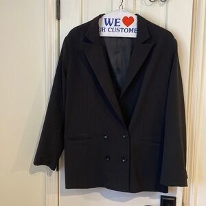 Carmar black blazer size L